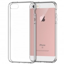 Silicone Clear Back Case for iPhone 5, 5S, SE