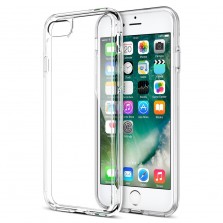 Silicone Clear Back Case for iPhone 7