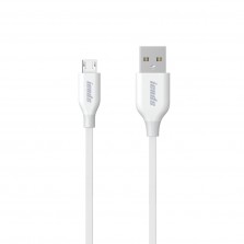 Micro USB Male to USB 2.0 Male Charging and Data Sync Flat Cable