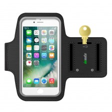 Sport Armband with Key Holder and Reflective Stripe