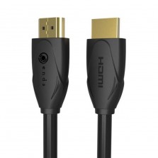HDMI Round Cable- 3 Meter, Black