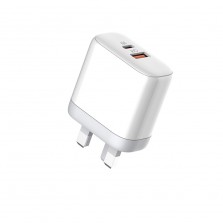 Travel Charger with Type-C and USB Ports