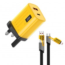 Travel Charger with 4 in 1 Cable